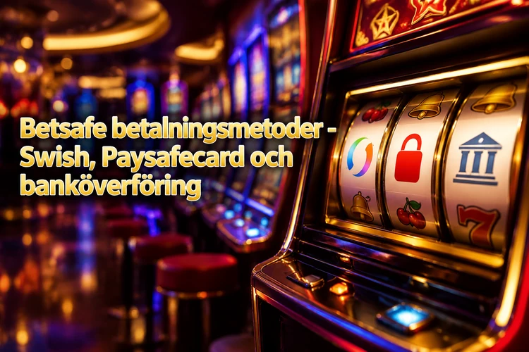 Betsafe betalningsmetoder - Swish, Paysafecard och banköverföring